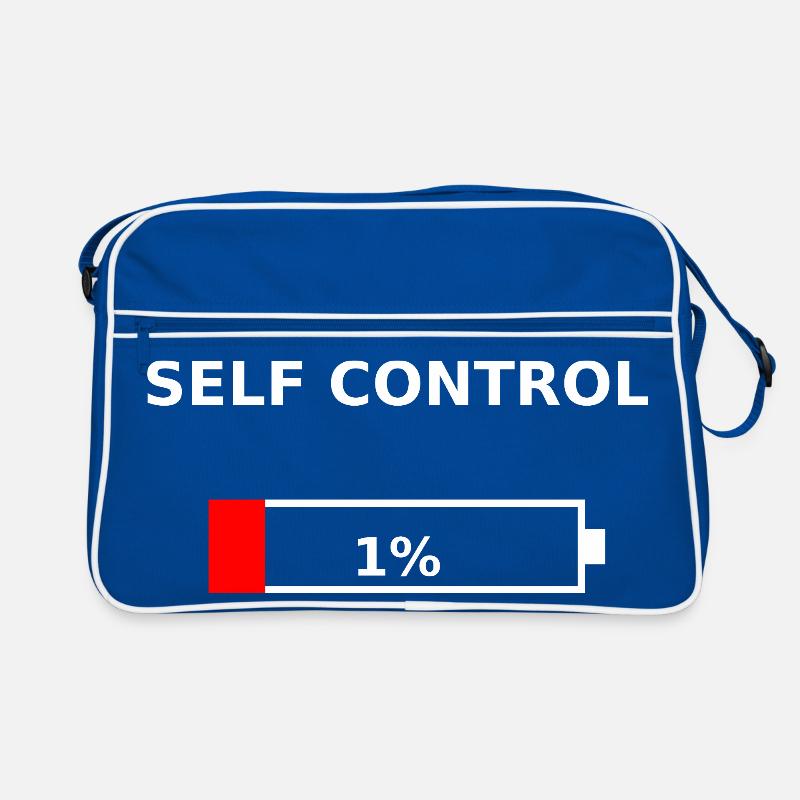 SELF CONTROL - 1 % Batterie faible Sac Retro