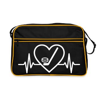 Cœur Hockey – Passion Glace - Retro Bag - black/gold - Front