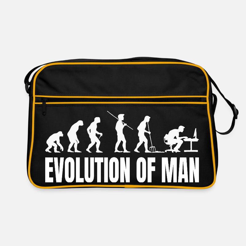 Évolution du programmeur informatique Codeur informatique Sac Retro