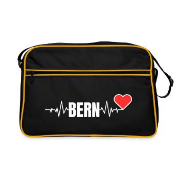 A heart for Bern - Retro Bag - black/gold - Front