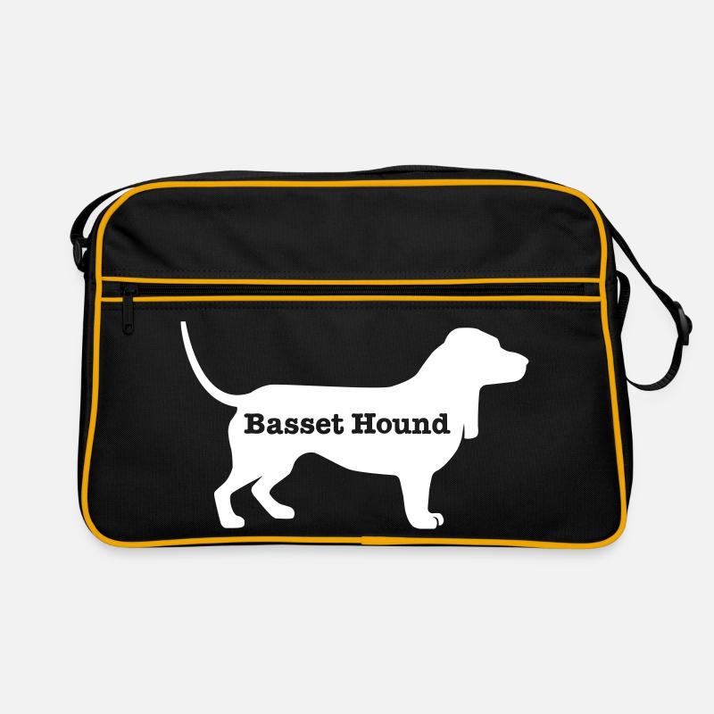 Basset Hound Retro Tasche