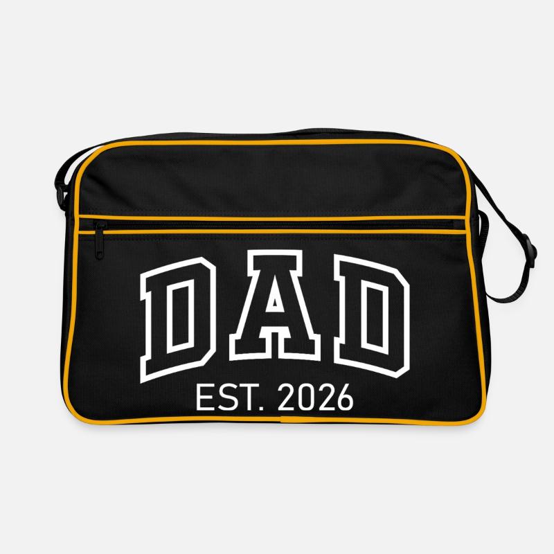 Dad Est 2026 New Dad Dad Will Be Father's Day in 2026 Retro Bag