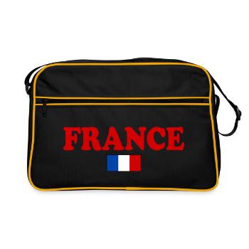 France - Retro Bag - black/gold - Front