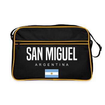 San Miguel Argentine Argentin - Sac Retro - noir/or - Devant