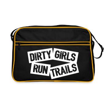 Les filles sales courent sur les sentiers - Sac Retro - noir/or - Devant