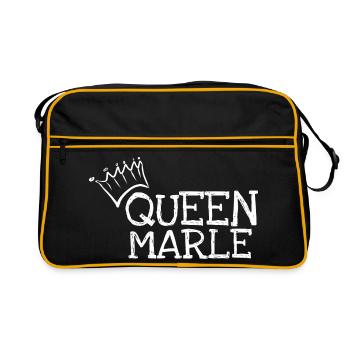 Marle - Retro Tasche - Schwarz/Gold - Vorne