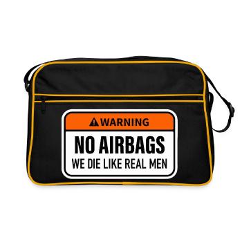 Motocross Dirt Bike Dirtfather Motocross Drôle - Sac Retro - noir/or - Devant