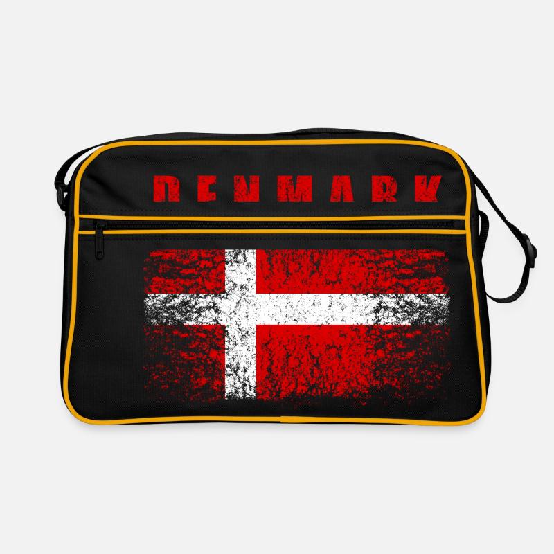 Drapeau du Danemark 008 Sac Retro