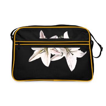 Lily / Lilium / Lily - Retro Bag - black/gold - Front