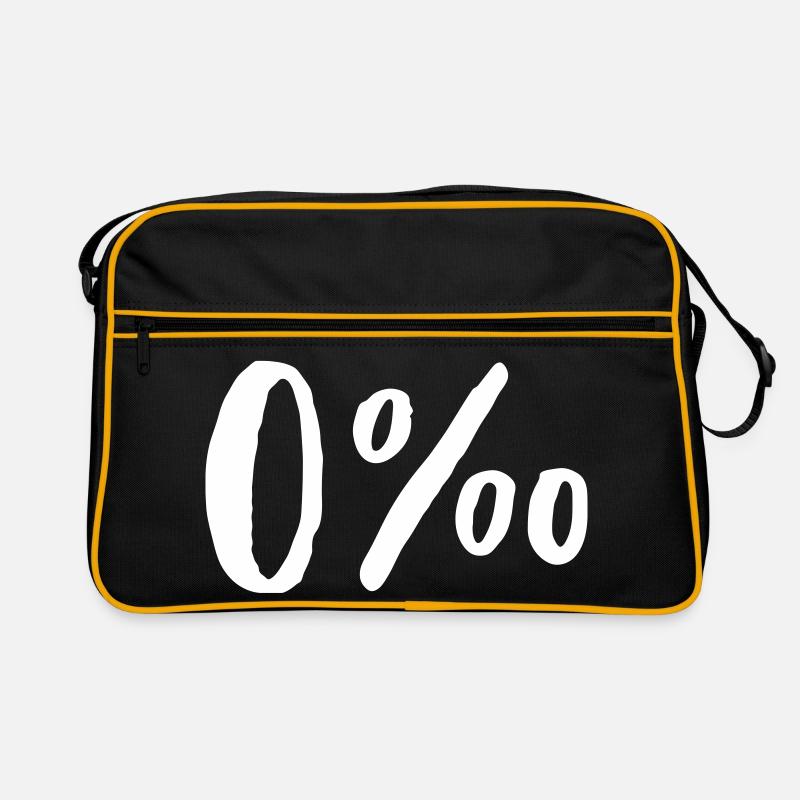 0 pour mille Cadeaux sans alcool Sac Retro