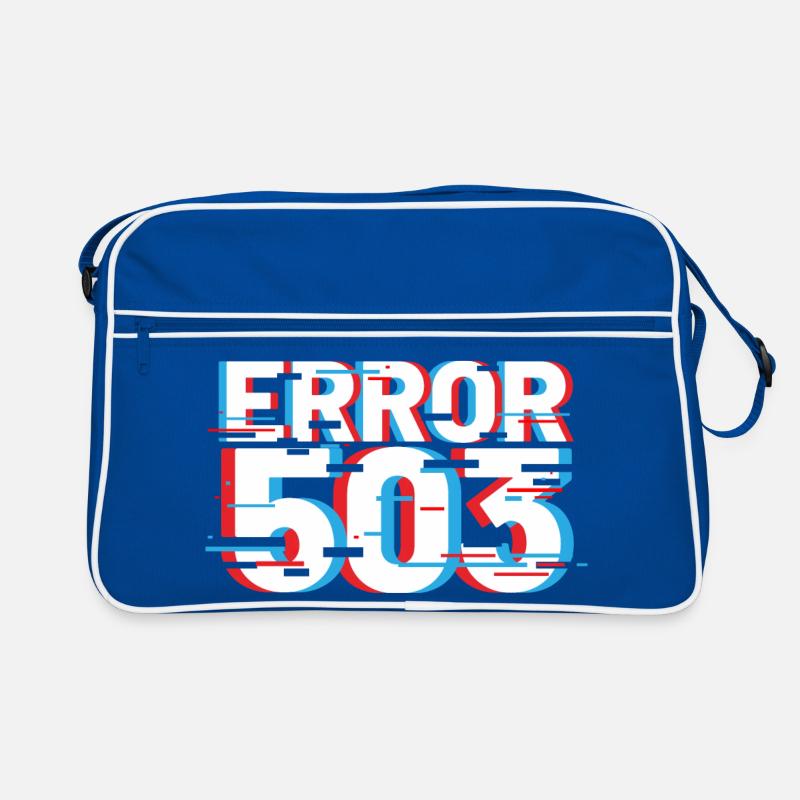 Fehler 503 Glitch Retro Tasche
