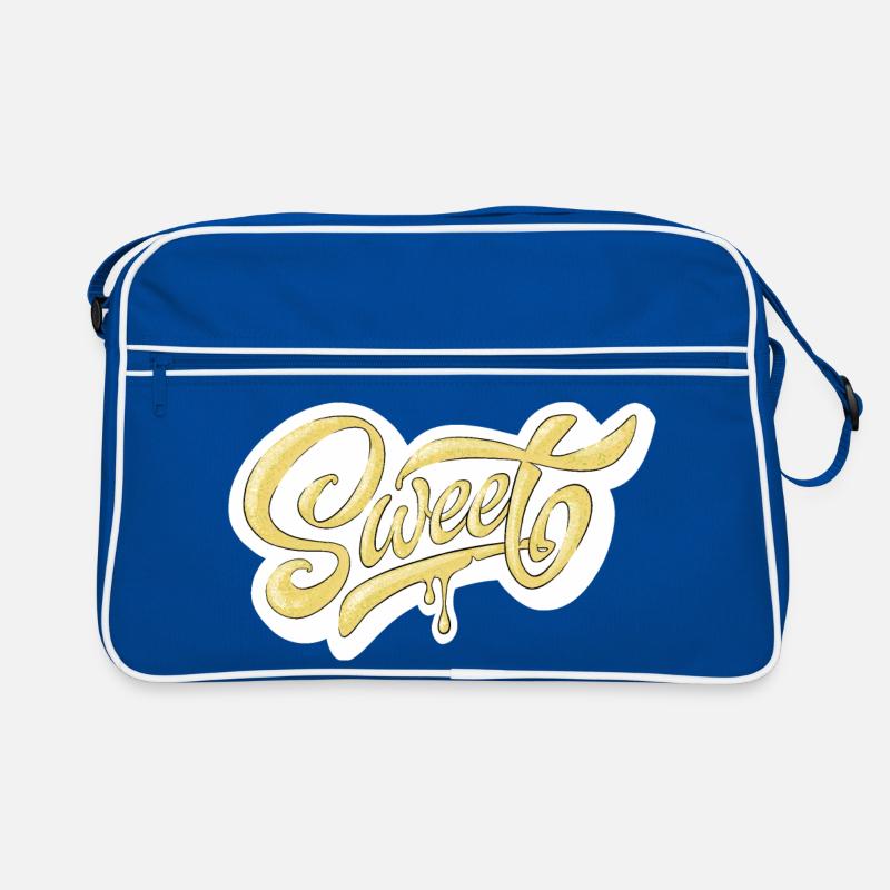 Conception de typographie Sweet Script Sac Retro