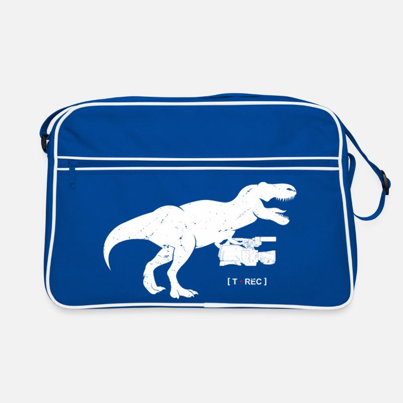 T-Rex Retro Blockflöte Silhouette Retro Tasche