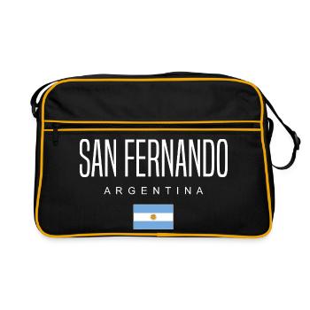 San Fernando Argentina Argentinian - Retro Bag - black/gold - Front