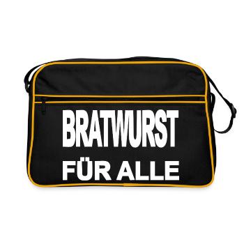 Bratwurst - Retro Bag - black/gold - Front