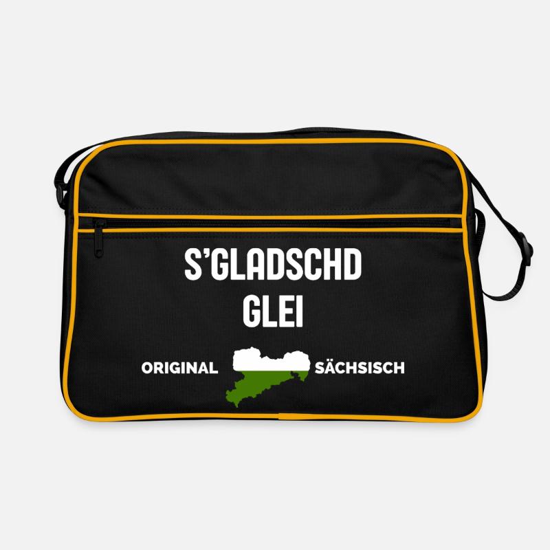 S'Gladschd Glei East German Funny Saying Retro Tasche