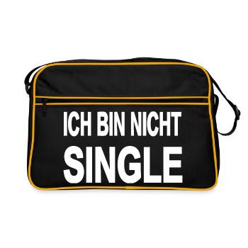 Single - Retro Bag - black/gold - Front