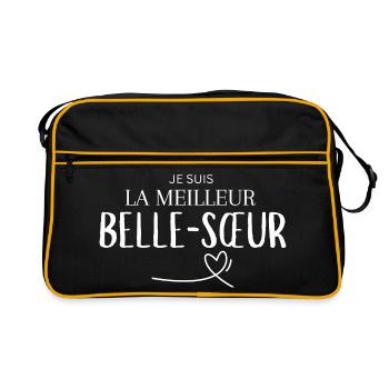 Je suis la meilleure Belle-Sour - Sac Retro - noir/or - Devant