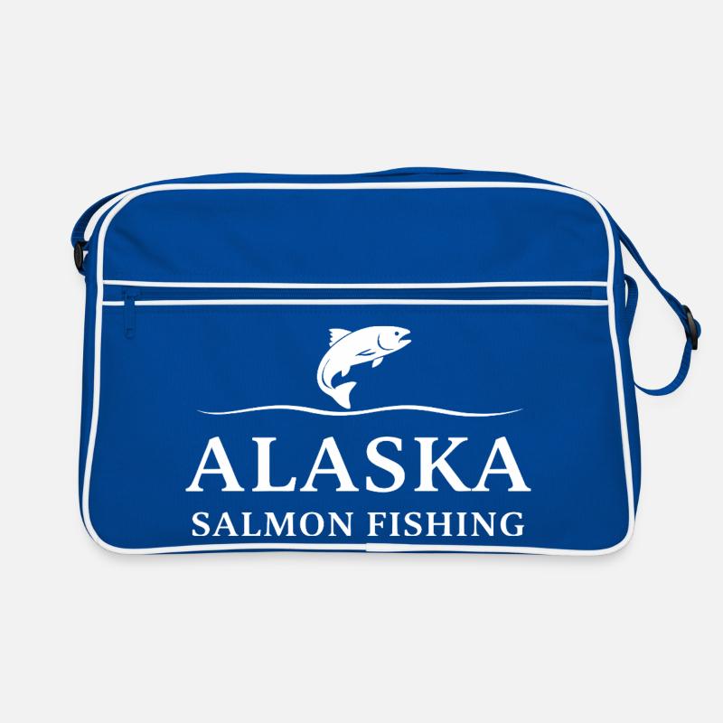 Lachsfischcrew River Hunter Retro Tasche