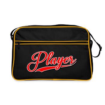 joueurs joueurs joueur joueur joueur joueur chill meilleur - Sac Retro - noir/or - Devant