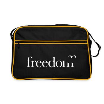 Freedom (dark) - Sac Retro - noir/or - Devant