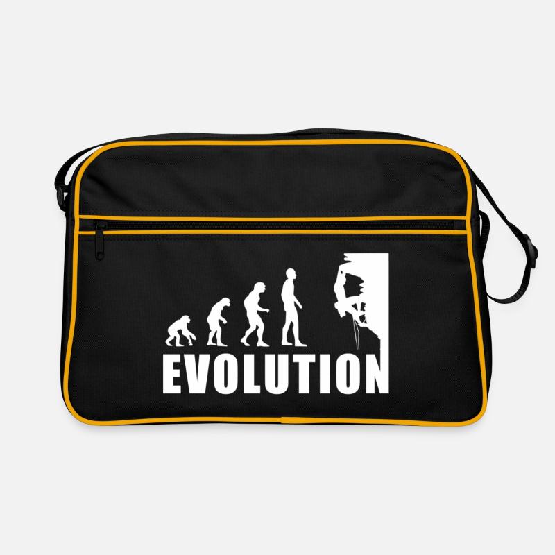 EVOLUTION Escalade Alpinisme Escalade Cadeau - Sac Retro - noir/or