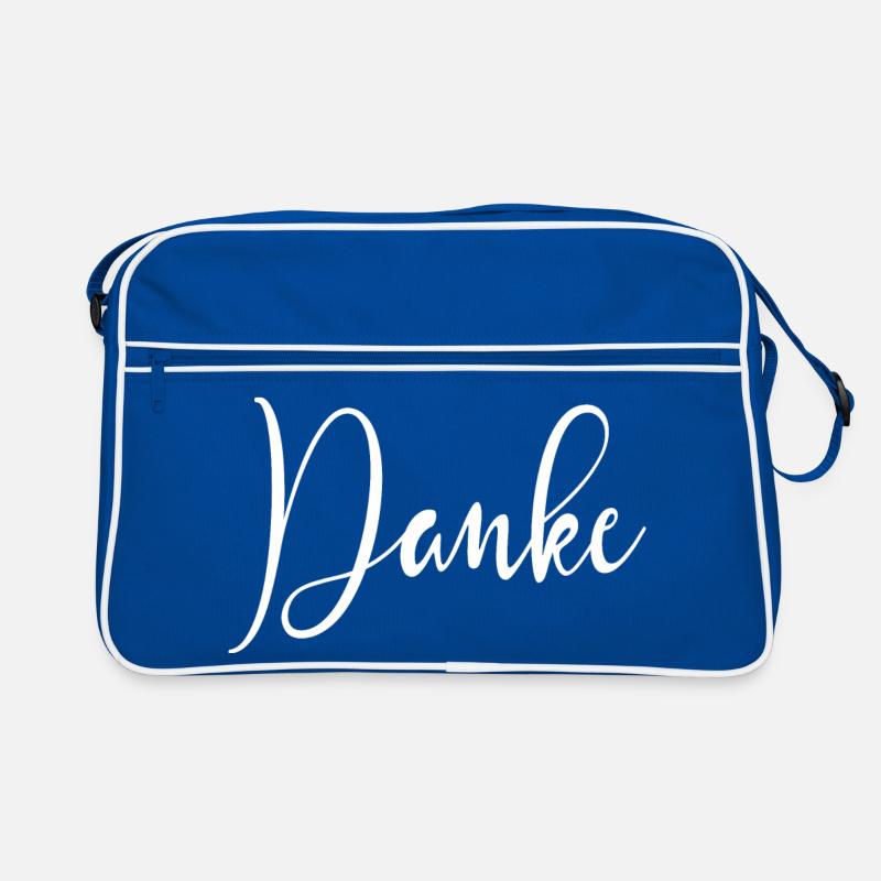 DANKE DANKESCHÖN - DANK DIR GESCHENK DANKBARKEIT Retro Tasche