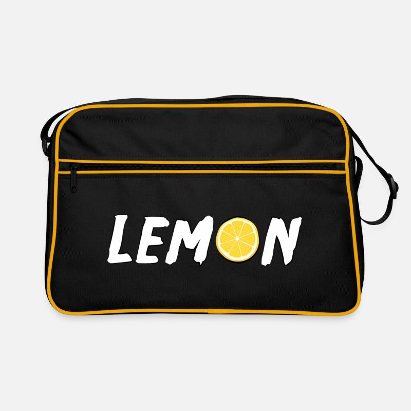 Lemon - Retro Bag - black/gold