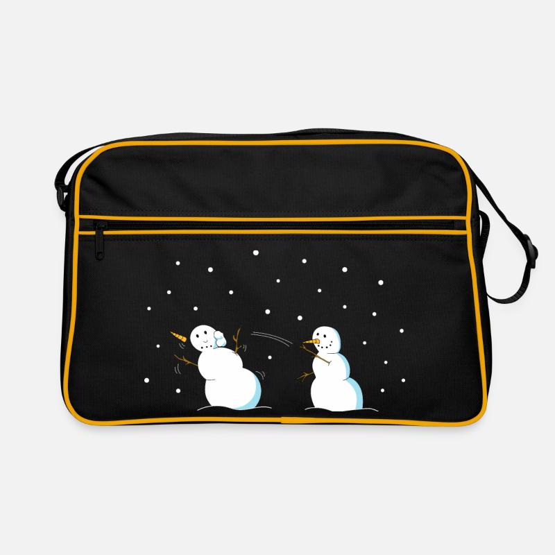 Snowball fight Retro Bag