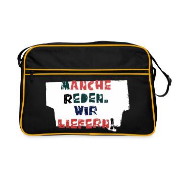 Talk &amp; Act! - Retro Bag - black/gold - Front