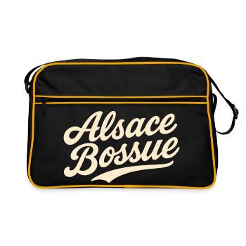 Lettrage Alsace Bossue - Sac Retro - noir/or - Devant