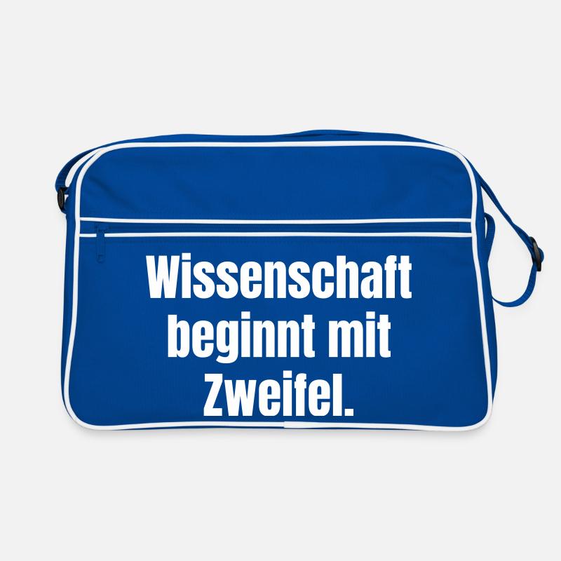 Science begins with doubt Retro Bag