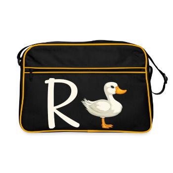 Pension avec canard - Sac Retro - noir/or - Devant