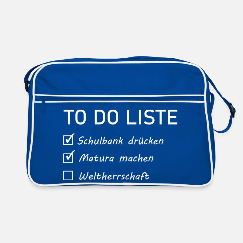 MATURA Spruch  Retro Tasche