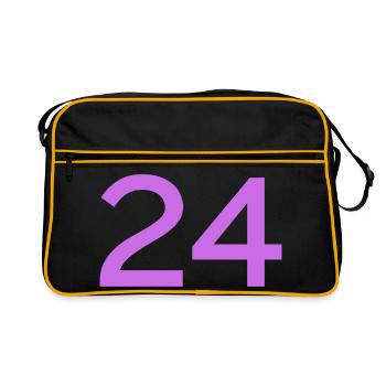 24 - Sac Retro - noir/or - Devant