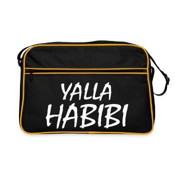 Yalla habibi - Sac Retro - noir/or - Devant