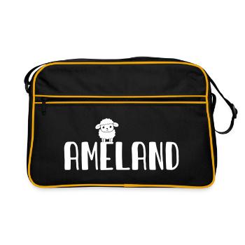 Sweet Sheep Ameland - Retro Bag - black/gold - Front