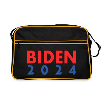 Joe biden 2024 - Sac Retro - noir/or - Devant
