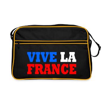 Vive la france - Sac Retro - noir/or - Devant