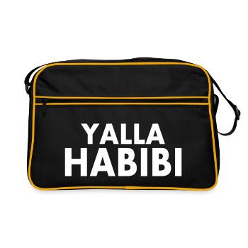 Yalla habibi - Sac Retro - noir/or - Devant