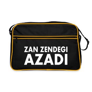 Zan zendegi azadi women life freedom - Sac Retro - noir/or - Devant