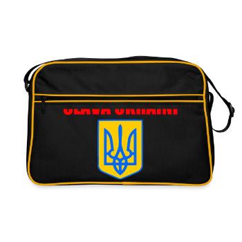 Slava ukraini - Sac Retro - noir/or - Devant