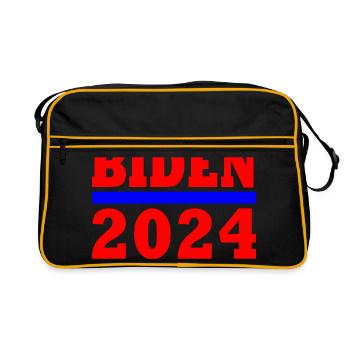 Joe biden 2024 - Sac Retro - noir/or - Devant