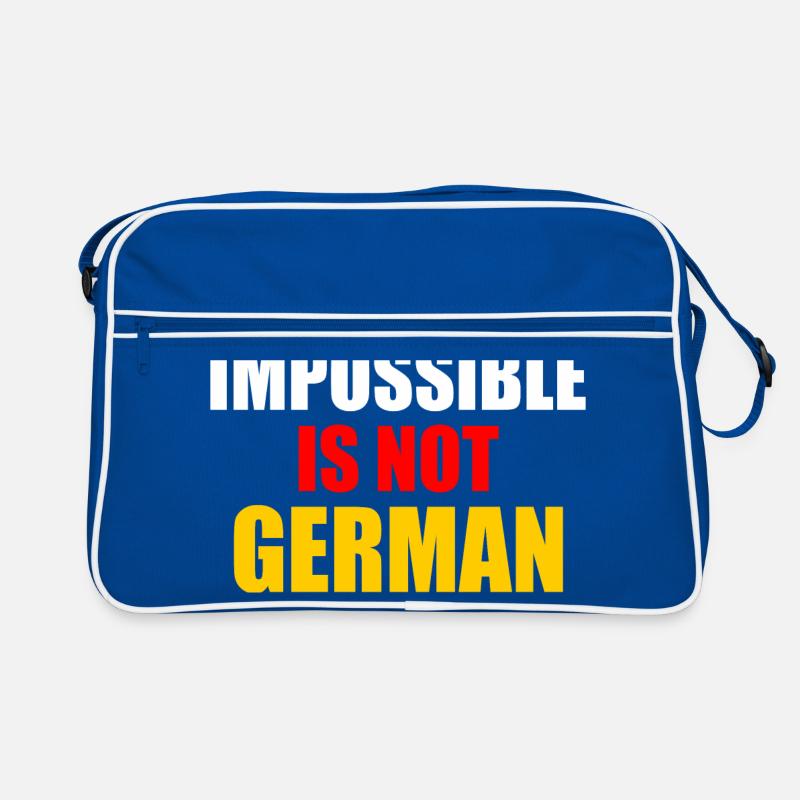 impossible is not german - Deutschland Retro Tasche