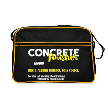 Concrete Concrete Paver Concrete Mixer - Retro Bag - black/gold - Front