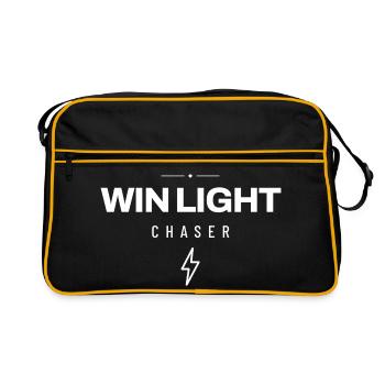 Drag Racing Beschleunigung Speed Dragster Viertelm - Retro Tasche - Schwarz/Gold - Vorne