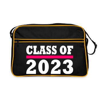 Class of 2023 - Retro Bag - black/gold - Front
