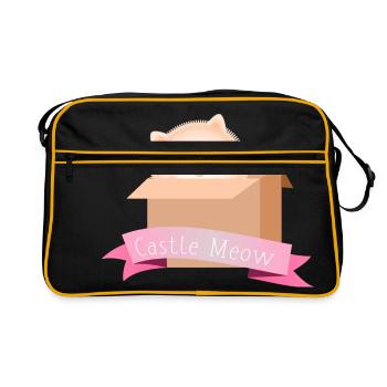 Castle Meow - Sac Retro - noir/or - Devant