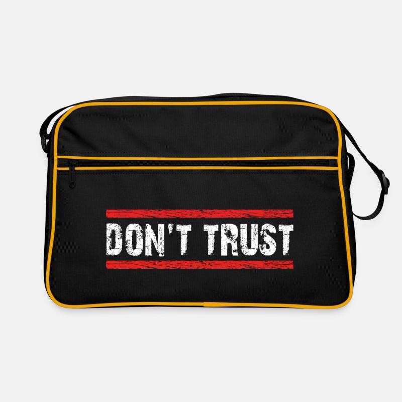 Don't Trust - first control - then trust Retro Bag