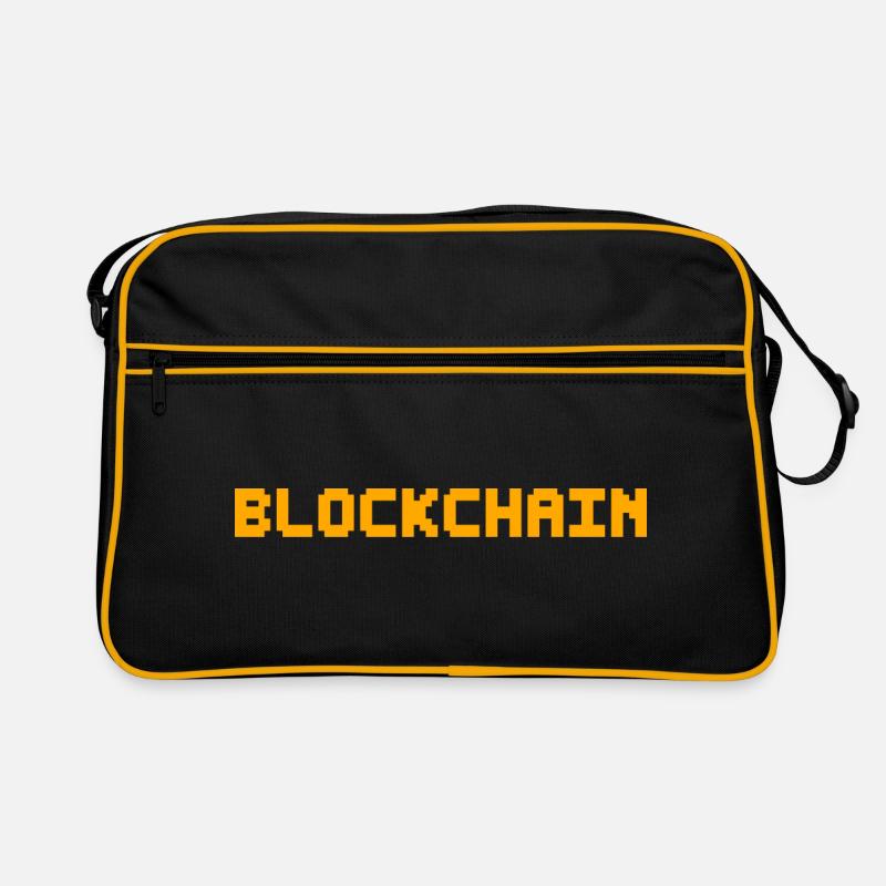 Blockchain Pixel Retro Bag